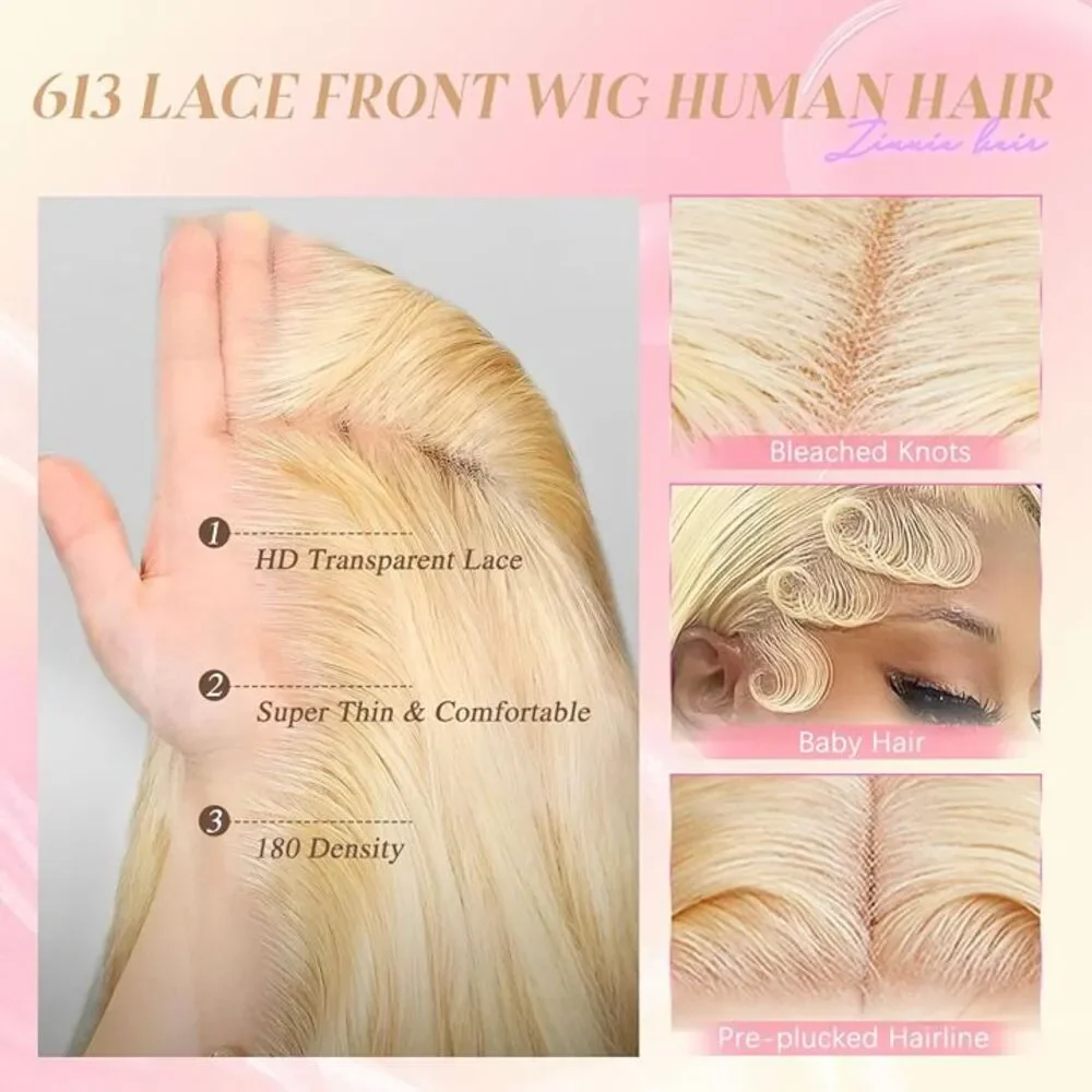 New Blonde Wigs for Women, 18 inch